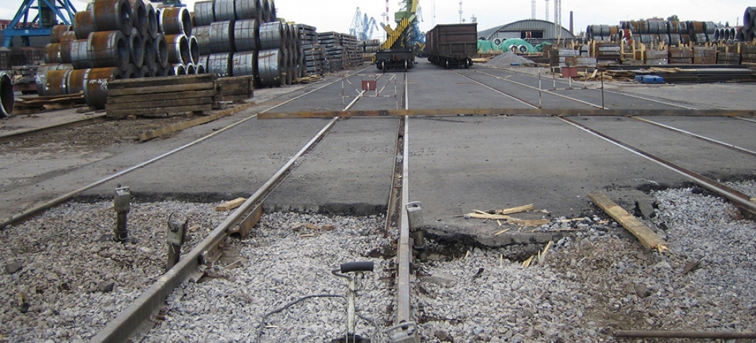 Капитальный ремонт железнодорожных путей ЗАО «Нева Металл», 2005 г.