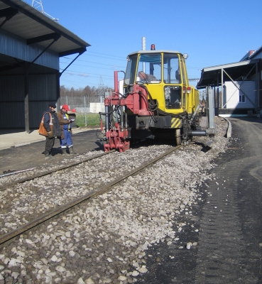 Строительство железнодорожного пути ЗАО «ГОТЕК», 2008 г.