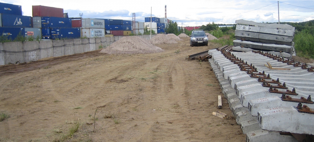 Строительство железной дороги (местная звеносборка) ЗАО «ЮИТ Санкт-Петербург», 2014 г.