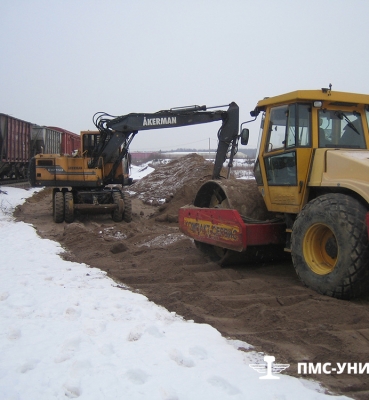 Подготовка земляного полотна под укладку верхнего строения пути ООО «СИМЕНС Технологии Газовых Турбин», 2015 г.