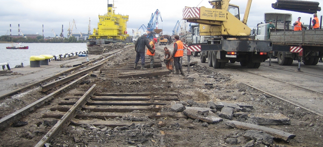 Капитальный ремонт железнодорожных путей ЗАО «Нева Металл», 2006 г.